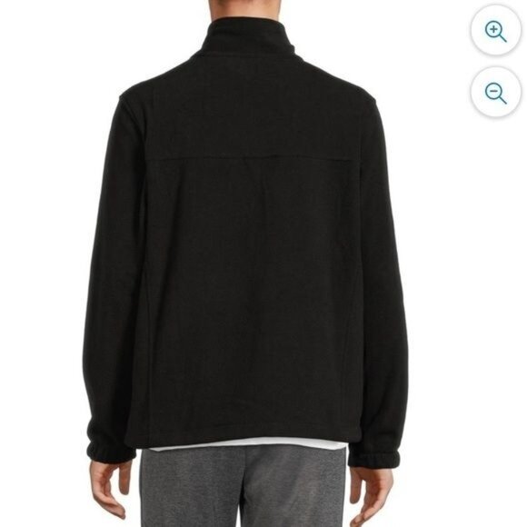 Swiss Alps  Big boys Black Full-Zip Fleece Jacket Size 18 Polyester - Picture 6 of 8